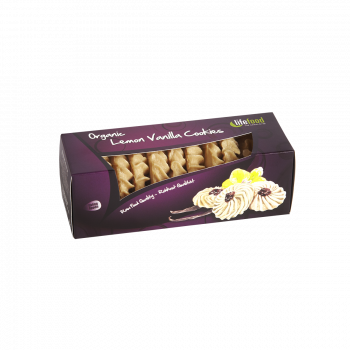 BIO Citrónové koláčky s vanilkou RAW 80 g